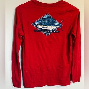 Red crown and ivy long sleeve size M in kids.